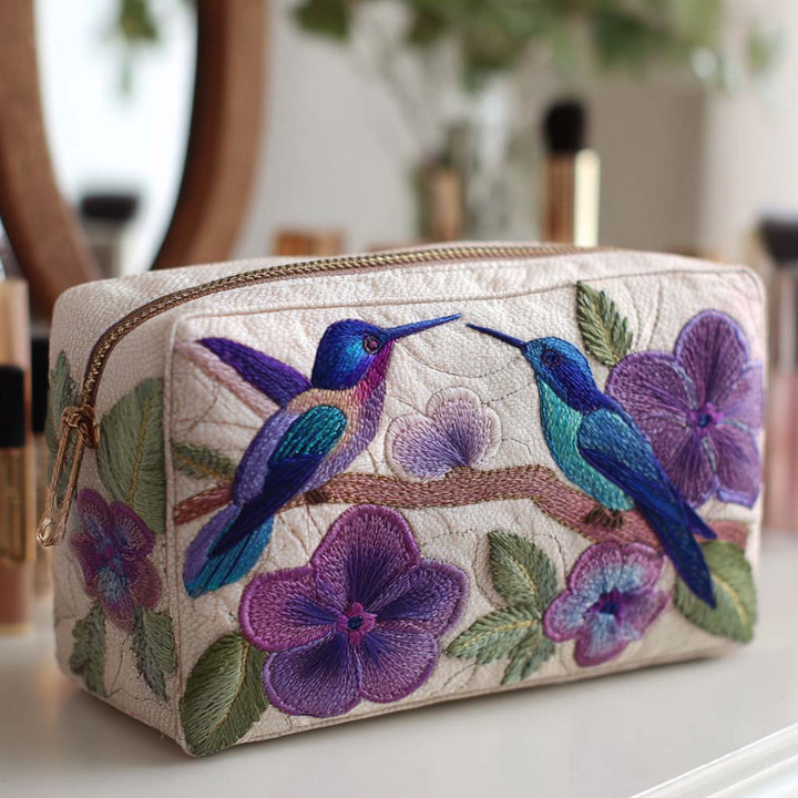 Quilted Makeup Bag - Air Dancer Design