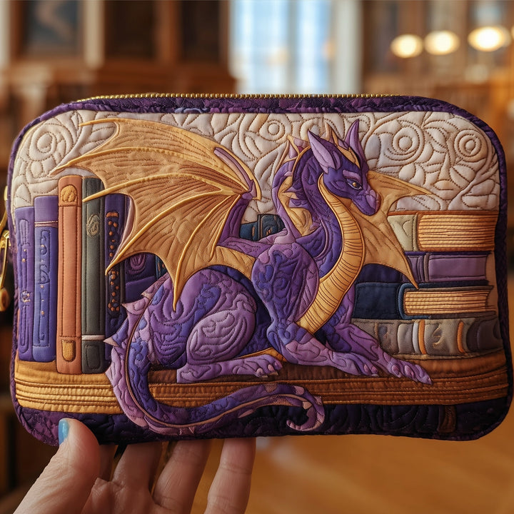 Μωβ καπιτονέ τσαντάκι Purple Dragon V2