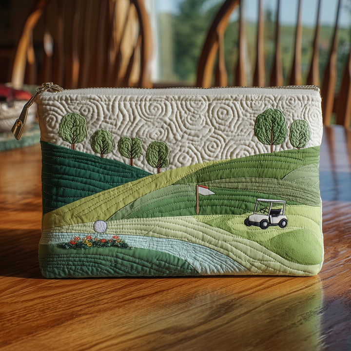 Fairway Dream Quilted Pouch V4