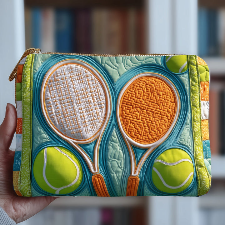 Tennis Time Quilted Pouch