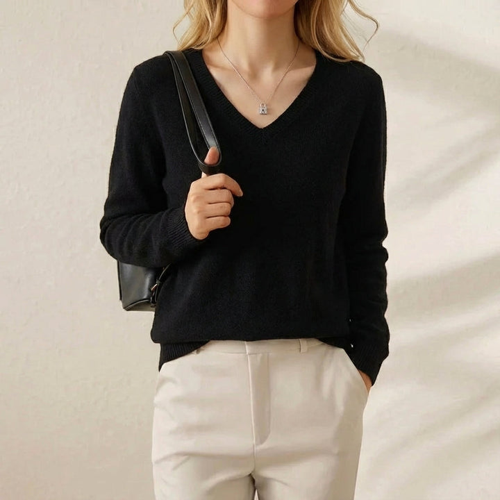 Nellie | Πουλόβερ με λαιμόκοψη V