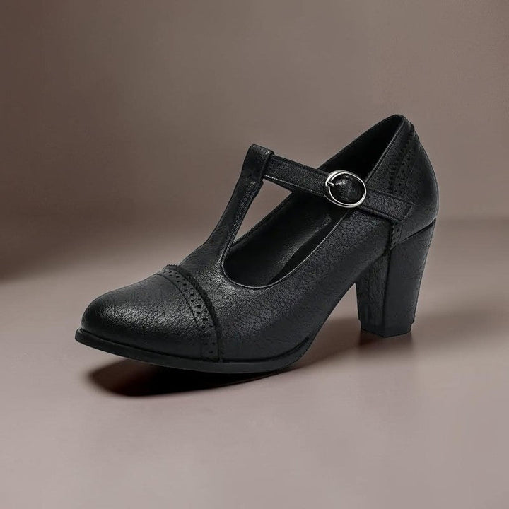 THALIA & ELENI | Sandrine — Γόβες brogue με λουράκι Τ